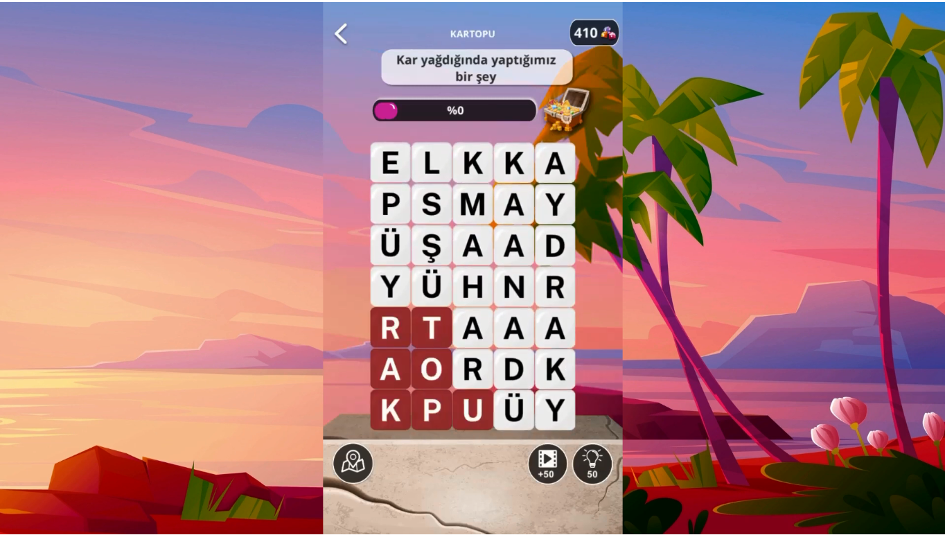 Kelime Haritası – Kelime Bulmaca Oyunu
